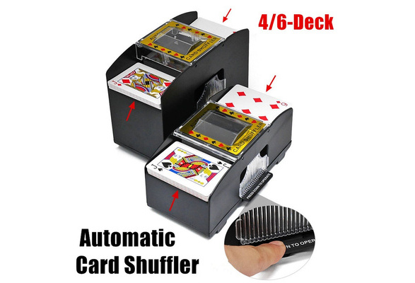 4 6 Deck Automatic Cards Shuffler Sorter Casino Playing Poker Cards Wish