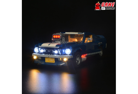 LED Light Kit for Ford Mustang - Compatible with Lego 10265 Set