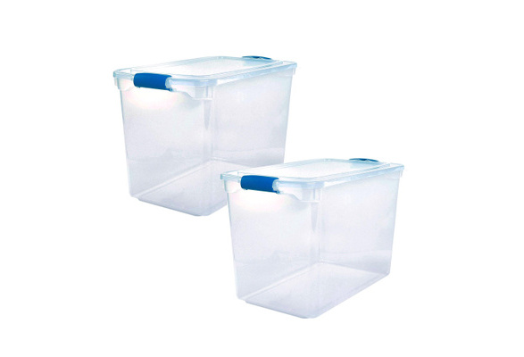  HOMZ 112 Quart Multipurpose Stackable Storage