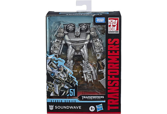 Transformers Toys Studio Series 51 Deluxe Class Dark of The Moon Movie  Soundwave Action Figure - Kids Ages 8 & Up, 4.5