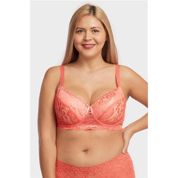 Mamia & Sofra IN-BR4161LD4-40D D Cup Full Coverage Bra - Size 40 - Pack of  6