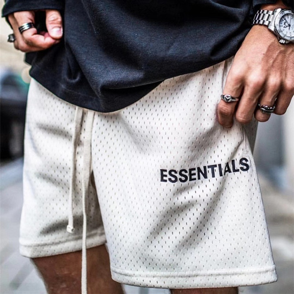 2020 New FOG ESSENTIALS Multi-thread Mesh Shorts Male Street Style