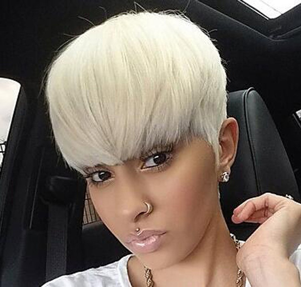 Ladies short outlet white wigs