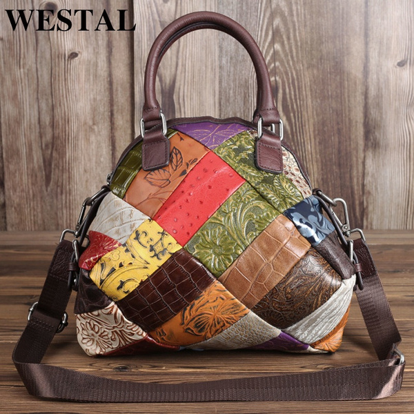 Leather Shoulder Bag, Westal Bags Women