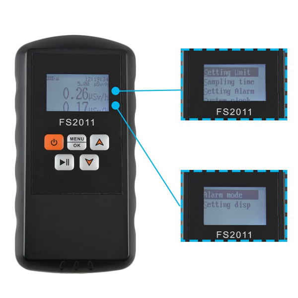Nuclear Radiation Monitor Meter Smart Geiger Counter β Y XRay Radiation Detector 