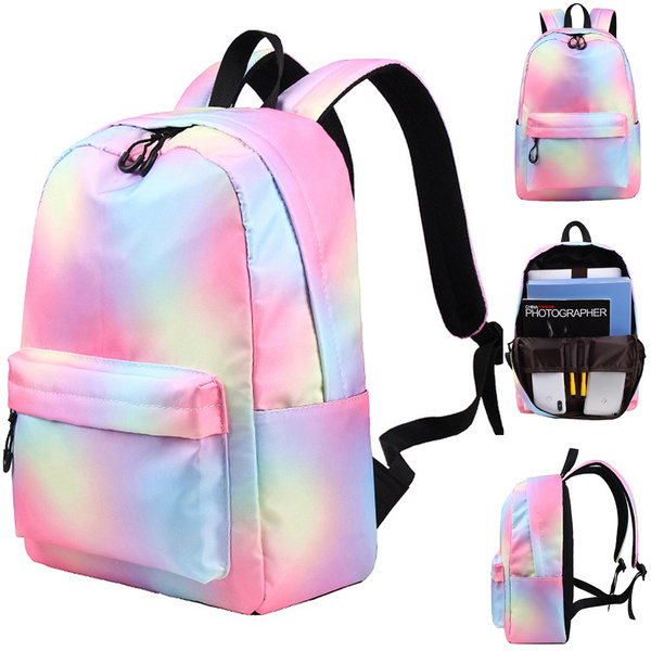 Rainbow discount school bag