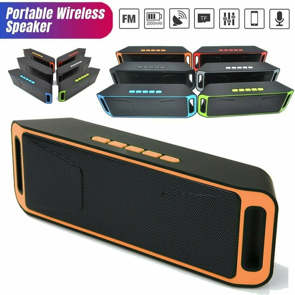 Portable Wireless Bluetooth 4.0 Dual Speaker Outdoor Stereo Super Bass ...