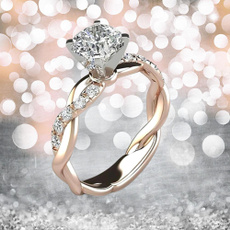 DIAMOND, Jewelry, twocolor, Diamond Ring