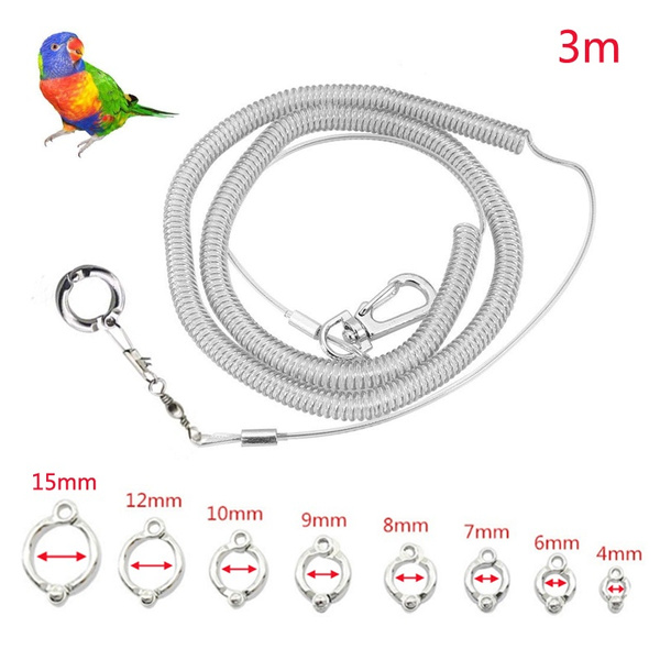 3M Flexible Bird Leash with Leg Ring Ultra-light Parrot Bird Harness  Anti-bite Outdoor Flying Training Rope for Macaw Cockatiel | Wish