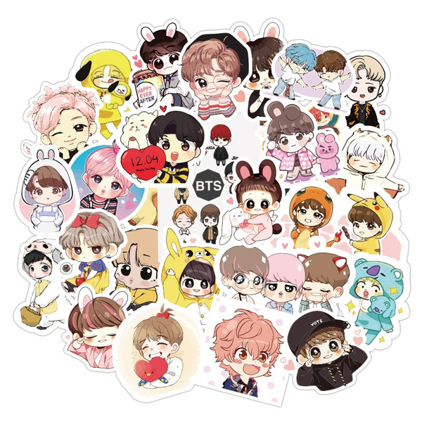 BTS Cartoon Sticker