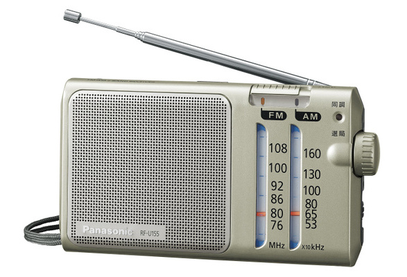 Panasonic Radio Fm Am Fm Wide Corresponding Silver Rf U155 S Wish