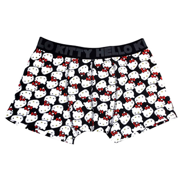 Hello Kitty Adults Beach Shorts Boxers Shorts Wear-Black Size M-XL