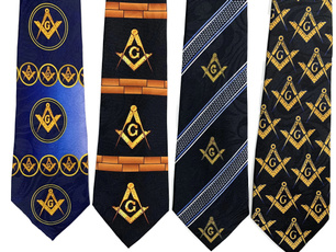 mens ties, masonic, Necktie, ties for men
