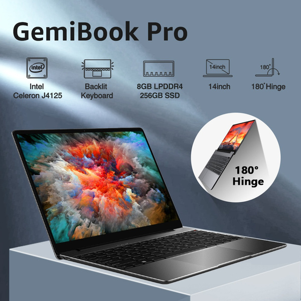 CHUWI GemiBook Pro 14 Inch Laptop 8GB/12GB RAM 256GB SSD Windows 10  Computer with Backlit Keyboard