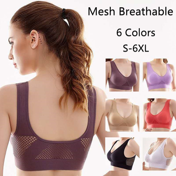 NEW! Comfort Breathable Air Bra Sports Bra Top Plus Size 