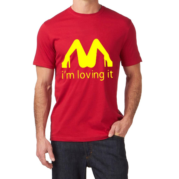 New Parody I M Lovin It Styled Mcdonalds Men S T Shirt Tee Size S Xxl Usa Wish