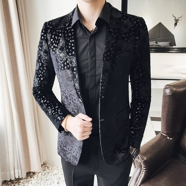 leopard prom suit