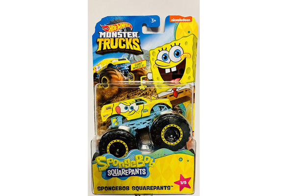 Hot Wheels Monster Trucks SPONGEBOB SQUAREPANTS 1:64 Scale Vehicle - The  Toy Barn