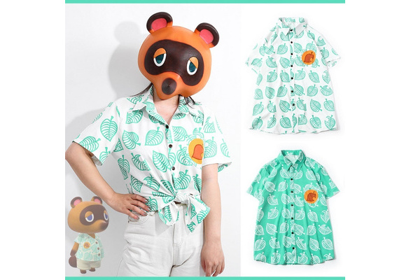 2020 Animal Crossing T-Shirt Tom Nook Cosplay Shirt Costume Men
