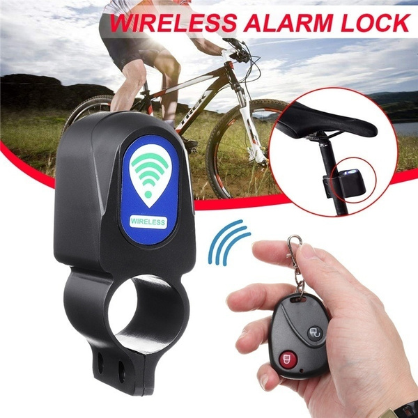 Wireless Alarm Lock Bicycle Bike Security System With Remote Control Anti-Theft*