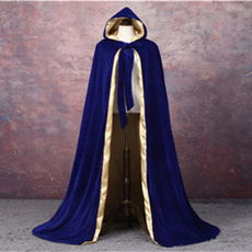 velvetcape, hooded, velvet, Medieval