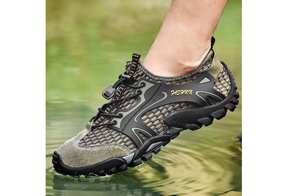 men's quick drying aqua water shoes