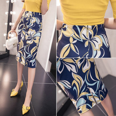 bustskirt, summerhipskirt, printedpencilskirt, high waist skirt