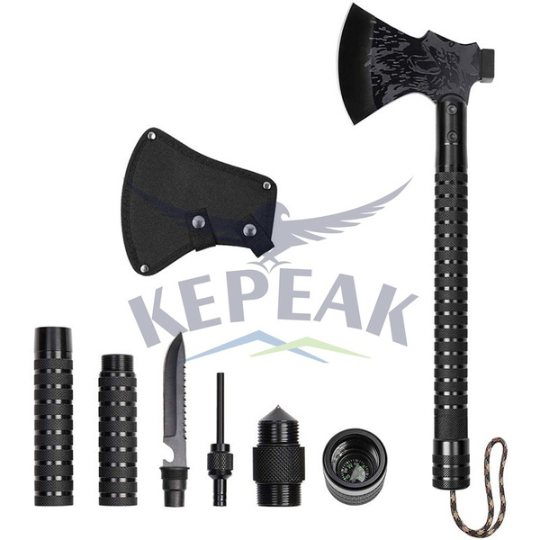 Details about   Camping Axe Survival Gear Kit Tactical Hatchet Tomahawk Emergency Multi-Tools 
