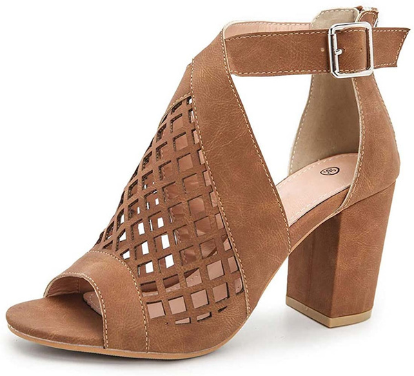 Tan suede peep toe on sale booties