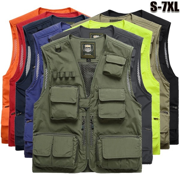 sleeveless fishing jacket