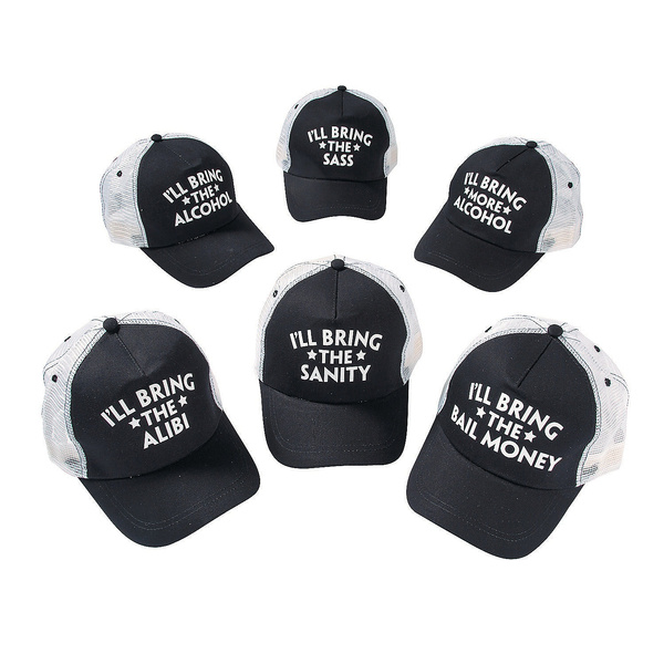 Bachelorette Party Funny Baseball Hats, Party Accessories, 6