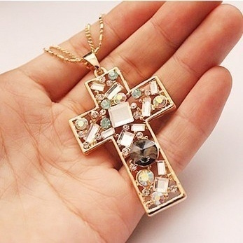 Loop Necklace Ladies Jesus Women Lady 