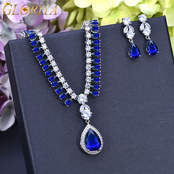 Royal blue jewelry for on sale prom