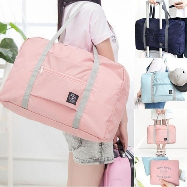 Travel Lightweight Folding Bag, Portable Multifunctional Travel Bag  Handbags, Large Capacity Duffle Bags, Luggage Storage Bag - Temu