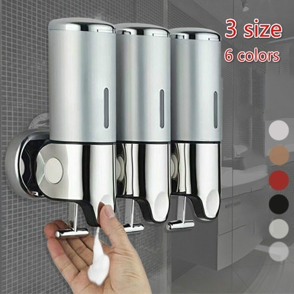 1500ml Bathroom Shower Soap Shampoo Gel Dispenser Pump Wall Mounted 