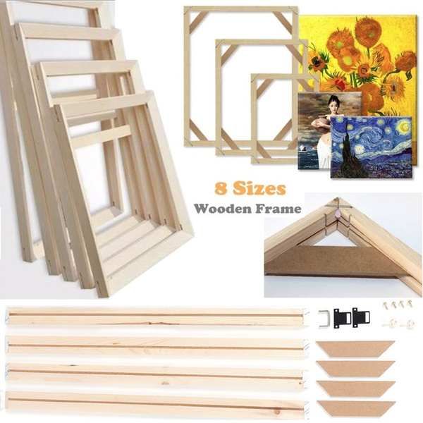 Wooden Inner Frames Diy Solid Wood Canvas Painting Frame Kit Picture Accessories Wish