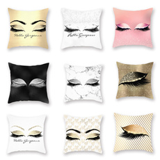 Home Decor, eyelash, Pillowcases, Pillow Covers