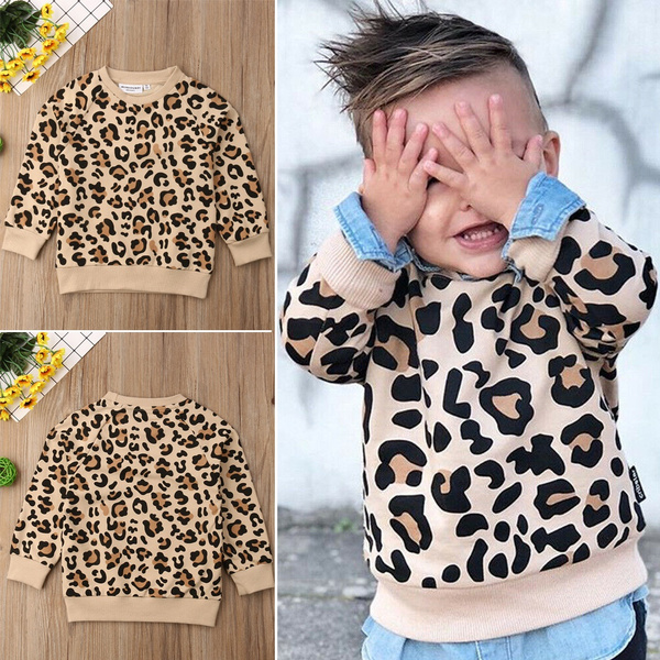 toddler boy leopard shirt