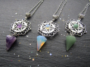 Jewelry, wicca, purple, pagan