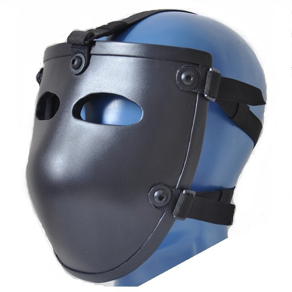 Us Military Nij Level Iiia Ballistic Mask Bullet Proof Visor Iiia Kevlar Bulletproof Ballistic Face Mask Wish