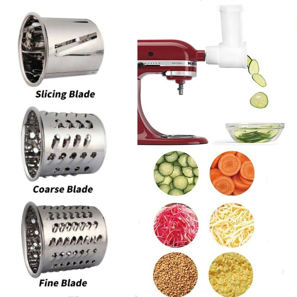 1 Set Multi-functional-Professional Food Processor Slicer/Shredder  Attachment for Kitchen stand mixers