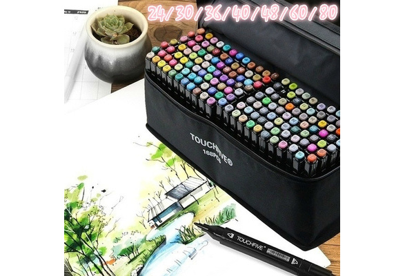 Markers Set 18 20 24 36 40 48 60 Color Copic Markers Sketch Set For Manga  Design Double Head Brush Pen For School Art Supplies Design Marker