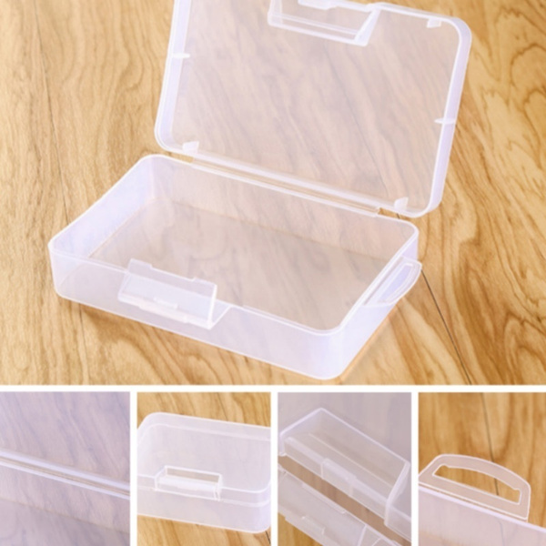 1 Pieza De Caja De Almacenamiento De Joyería De Plasticó 1 Pieza De Caja De Almacenamiento De Joyería De Plasticó