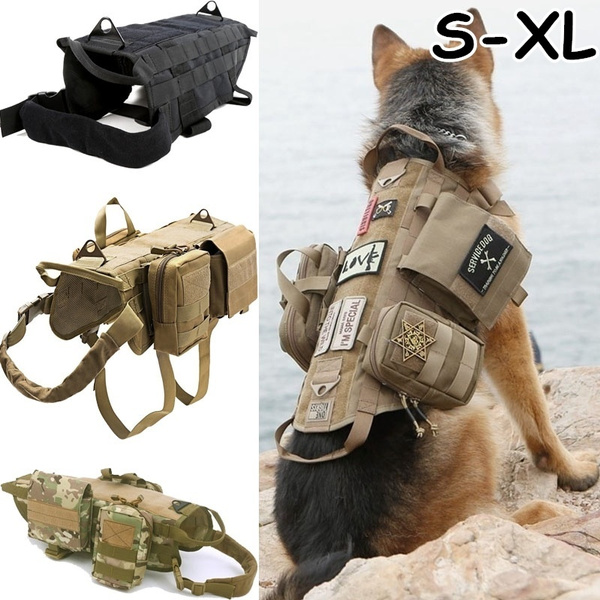 High Quality Tactical Dog Vest Harness Military Training Rescue Vest