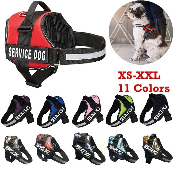 Albcorp Reflective Padded Dog Collar With Handle - Service Dog Gear For Large Breeds