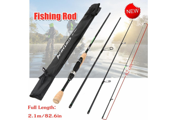 ACHELOUS Travel Spinning Fishing Rod 6.8FT Lightweight Carbon