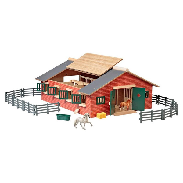 breyer stablemates deluxe horse stable set