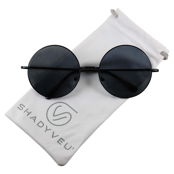 Large circle sales frame sunglasses