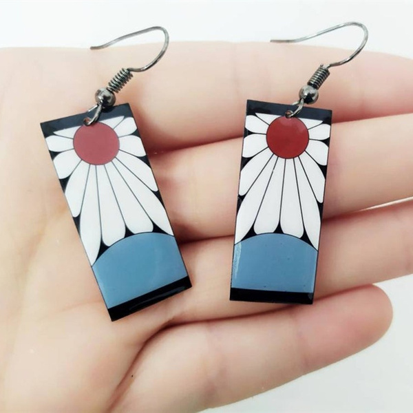 Kicpot Demon Slayer Tanjiro Earrings - Kimetsu No Yaiba India | Ubuy