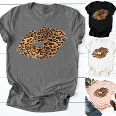 printedtop, Plus Size, Summer, leopard top